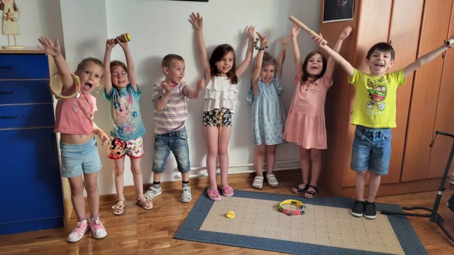 Creative music workshops for children 3 to 6 years old - Belgrade