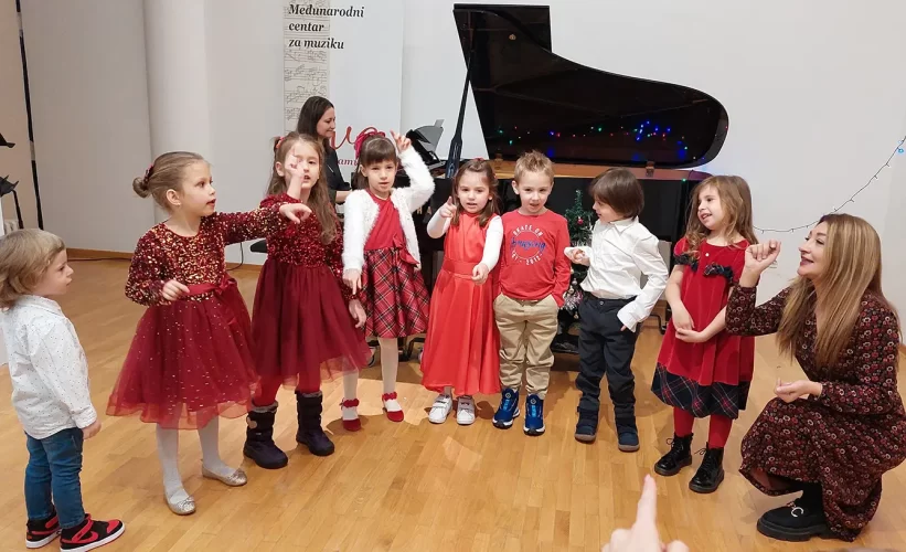 Creative music workshops for children Belgrade Eva Music School