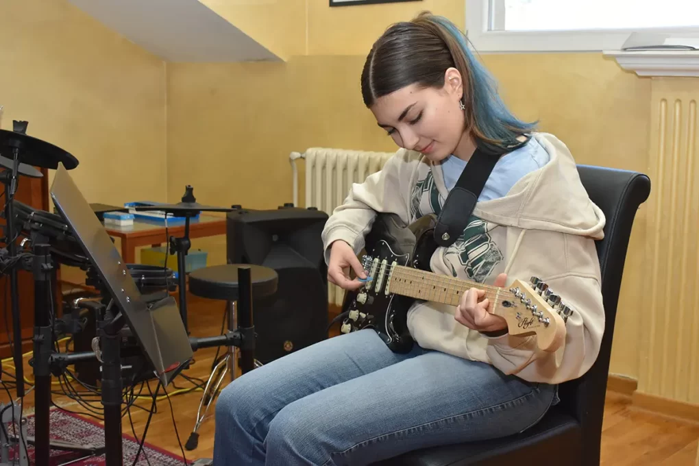 Modern Rock department -Eva Music School lessons for kids